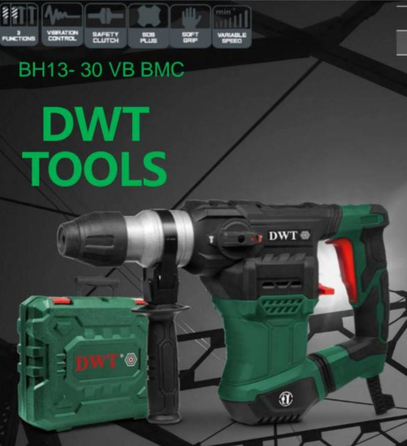 

Перфоратор DWT BH13-30 VB BMC ( 5,5 Дж, макс диаметр сверление в бетоне 30 мм)