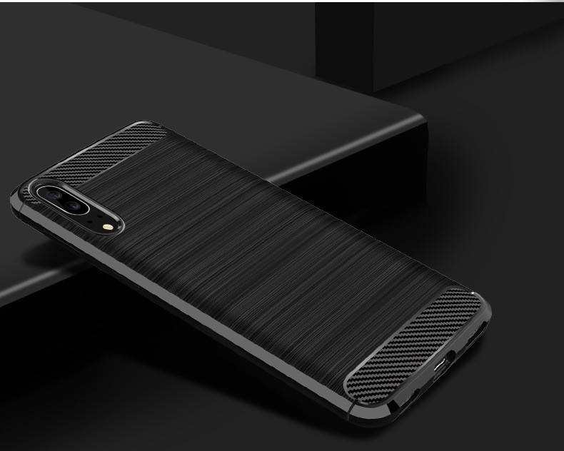 

TPU чехол накладка Urban для Huawei P20 (5 цветов) чёрный