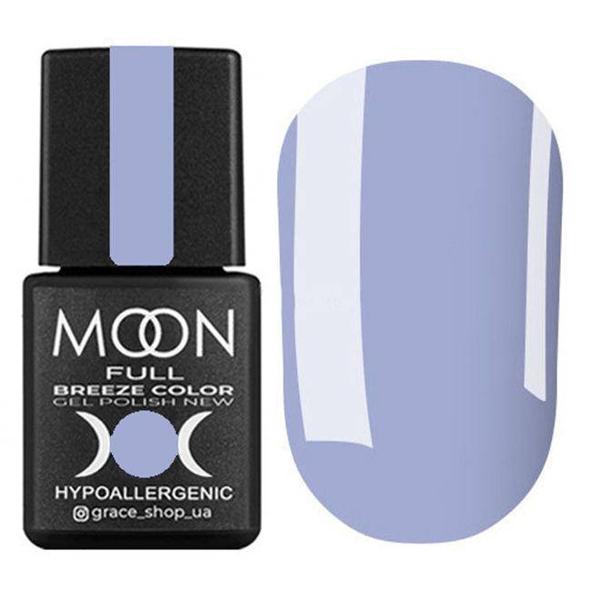 

Гель-лак Moon Full Breeze color №418 (нежно сиреневый, эмаль), 8 мл