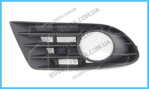 

Решетка в бампере правая VW Golf V Plus 04-09 (с отв.) (FPS)