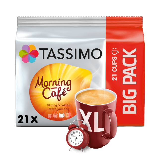 

Кофе в капсулах Tassimo Morning Cafe XL 21 порция (BIG PACK 21) Германия Тассимо