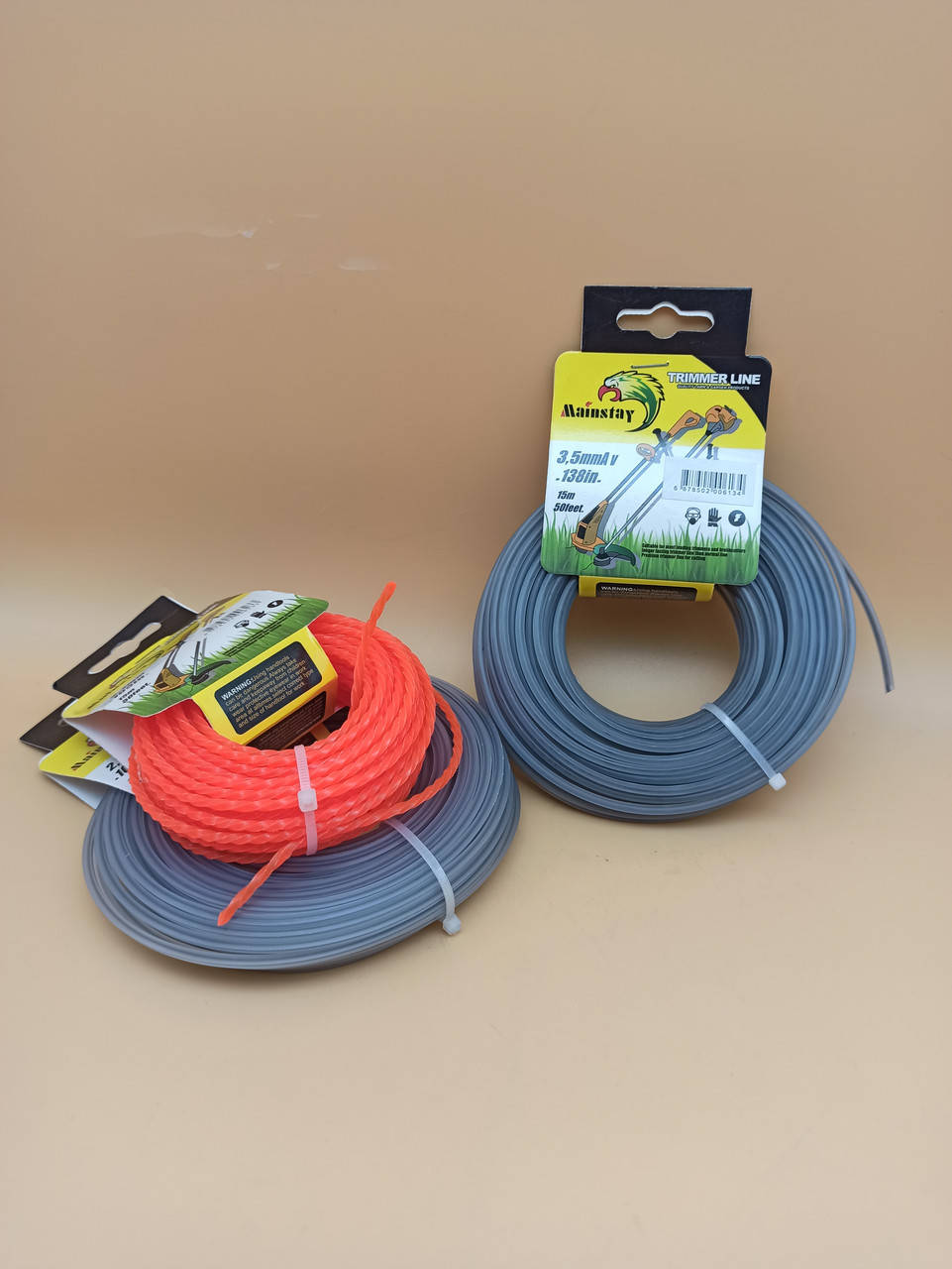 

Леска для триммера 3,5мм 15м круглая алюм.