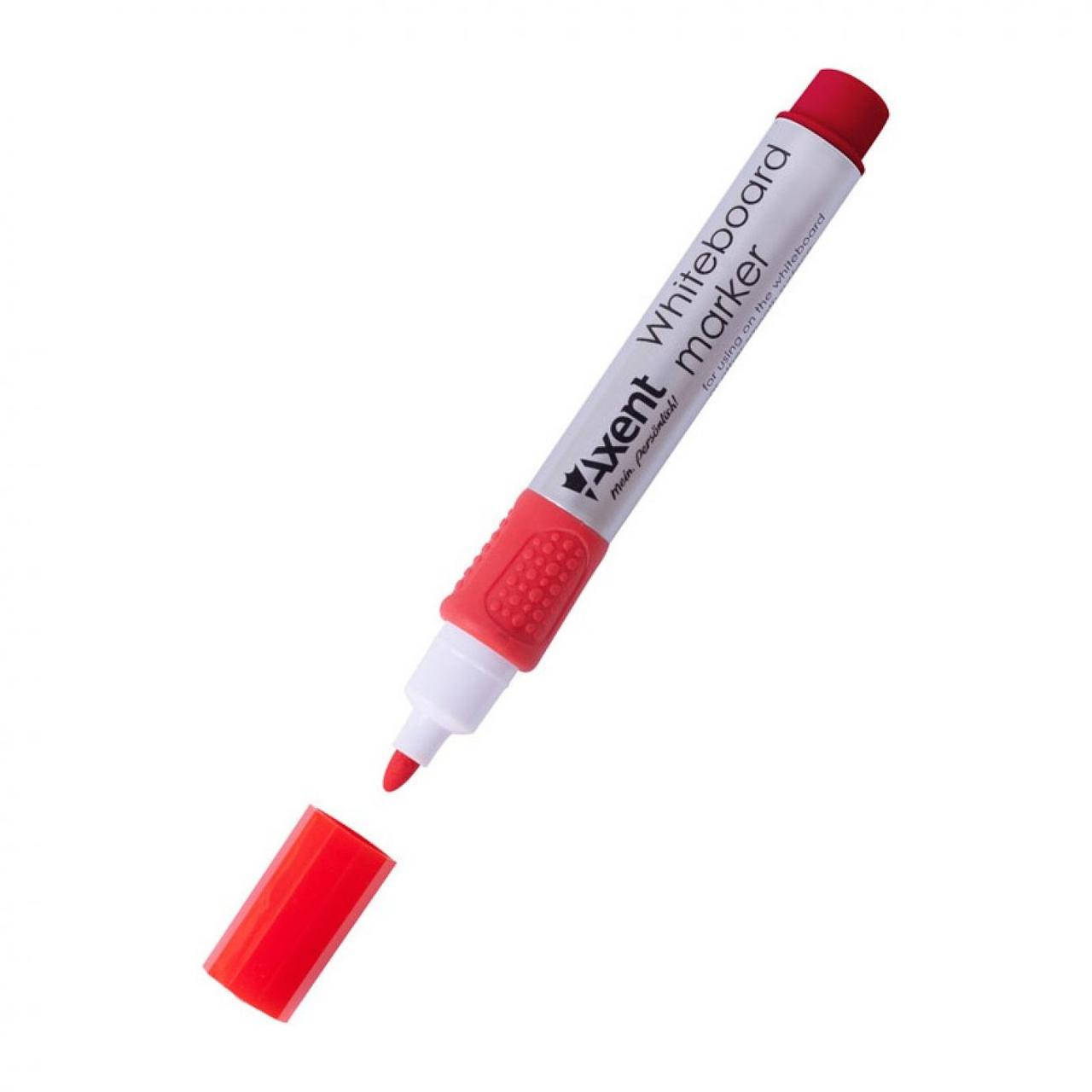 

Маркер "Axent" Whiteboard круглый 2 мм для доски красный (12) (120) №2551-06
