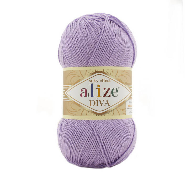 

43 Пряжа Alize Diva лаванда