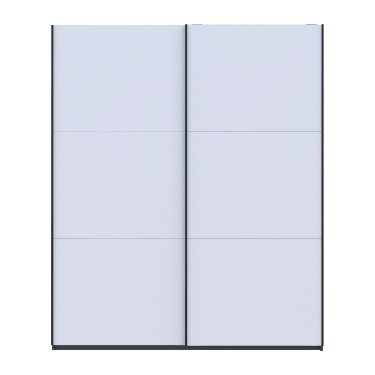 Шафа купе Doros G-Caiser Графіт/Білий 2 ДСП / 3 частини 200х60х240 (42005228) 4