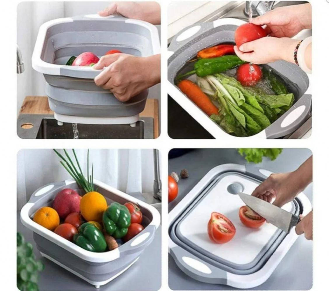 

Доска-миска разделочная складная 20х40 см