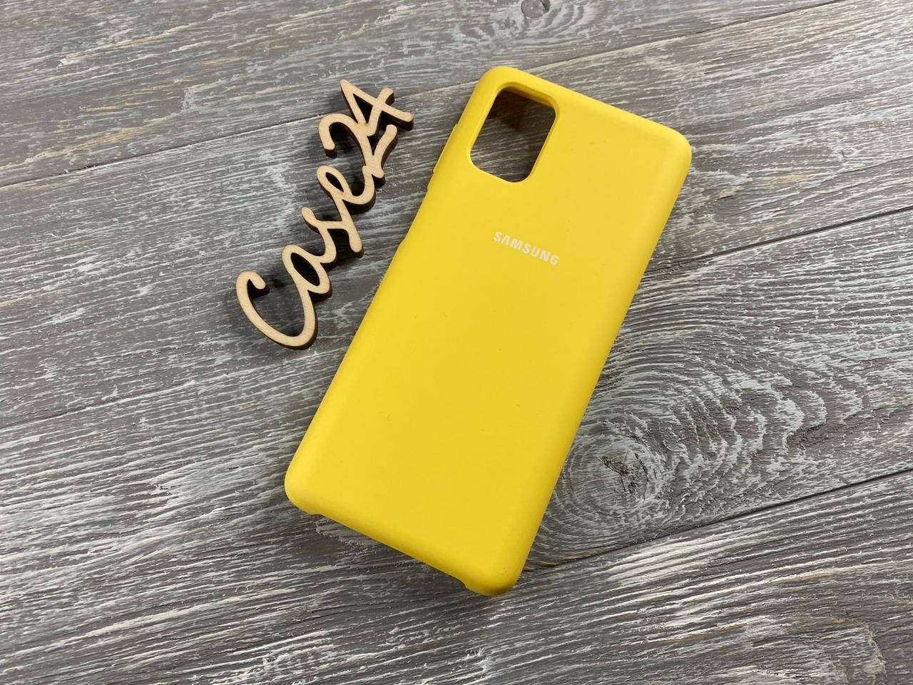 

Чехол Soft touch для Samsung Galaxy M51 (8 цветов) желтый