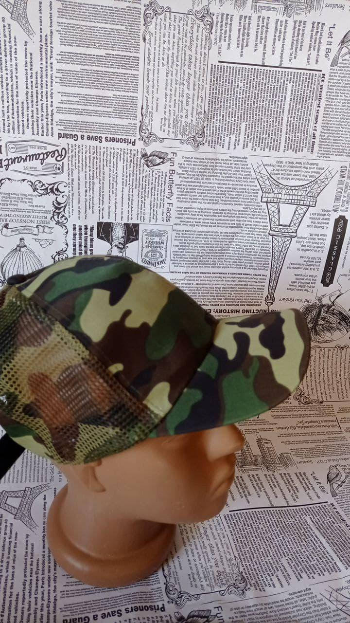 

Бейсболка кепка камуфляжная с сеточкой маскировочная милитари кепка для охоты рыбалки металлокопа, Маскировочный