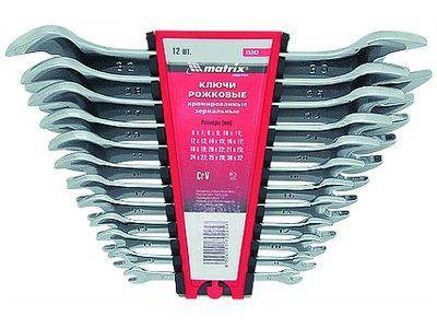 

Набор ключей рожковых 8шт. (6-22мм), CrV, Elliptical, зерк. хромирование MATRIX Master 15238 152389