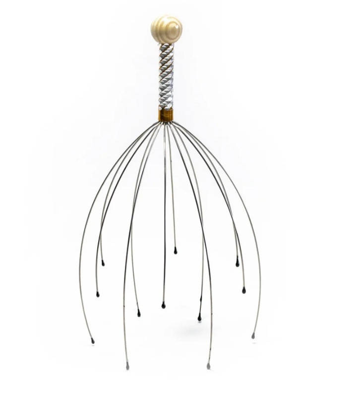 

Масажер для голови антистрес Мурашка (Murashka), Металік, це, масажер голови пальчики |