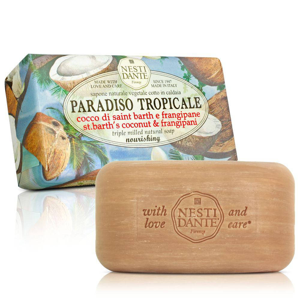 

Nesti Dante Paradiso Tropicale Мыло Кокос и Франжипан 250г Coconut and Frangipani