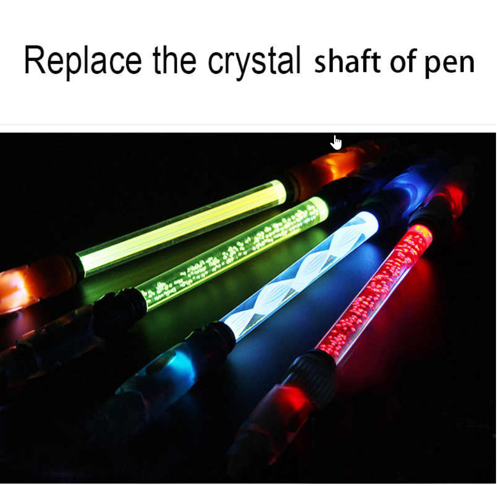 

Светящаяся ручка для пенспиннинга Пенспиннинг Пенспиннер skilltoy Pen spinning zhigao v19
