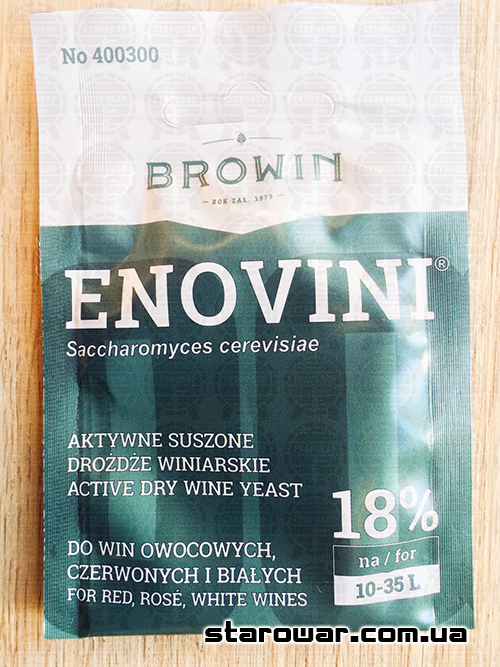 

BIOWIN сухие дрожжи Enovini для плодово-ягодных