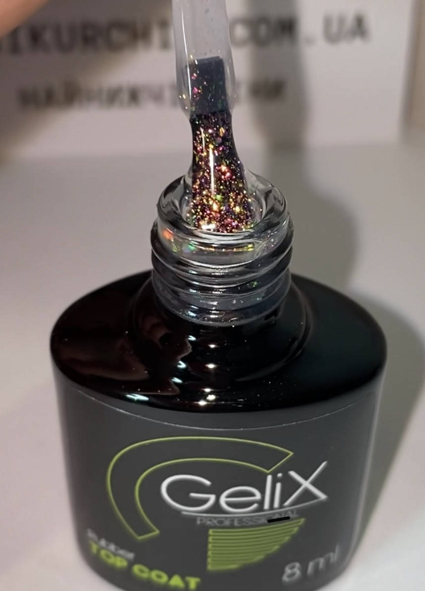 

Топ з пластівцями Юкі без липкого слою від “Gelix”, 8 мл