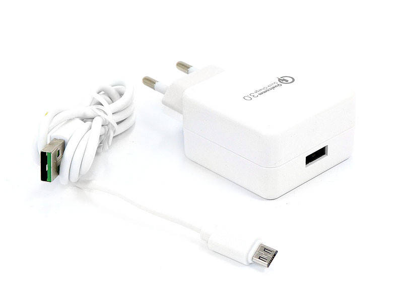 

Зарядное устройство 220В USBx1 3,1А Fast Charger 00029 200шт 9746