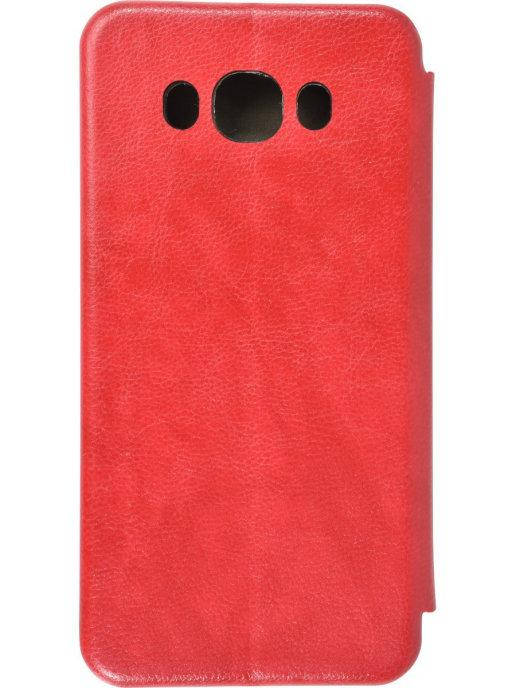 

Чехол книжка Samsung J710 (J7 2016) Красный цвет