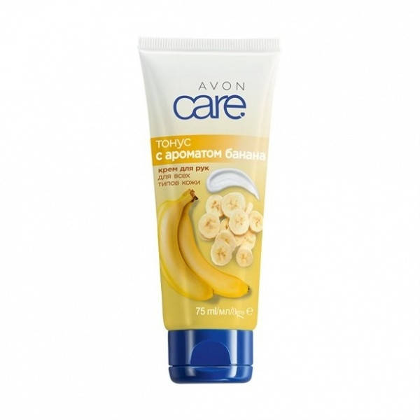 

Крем для рук с ароматом банана «Тонус» Care Avon 75 ml