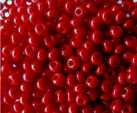 

Чешский бисер 93210 / 202 красный 50