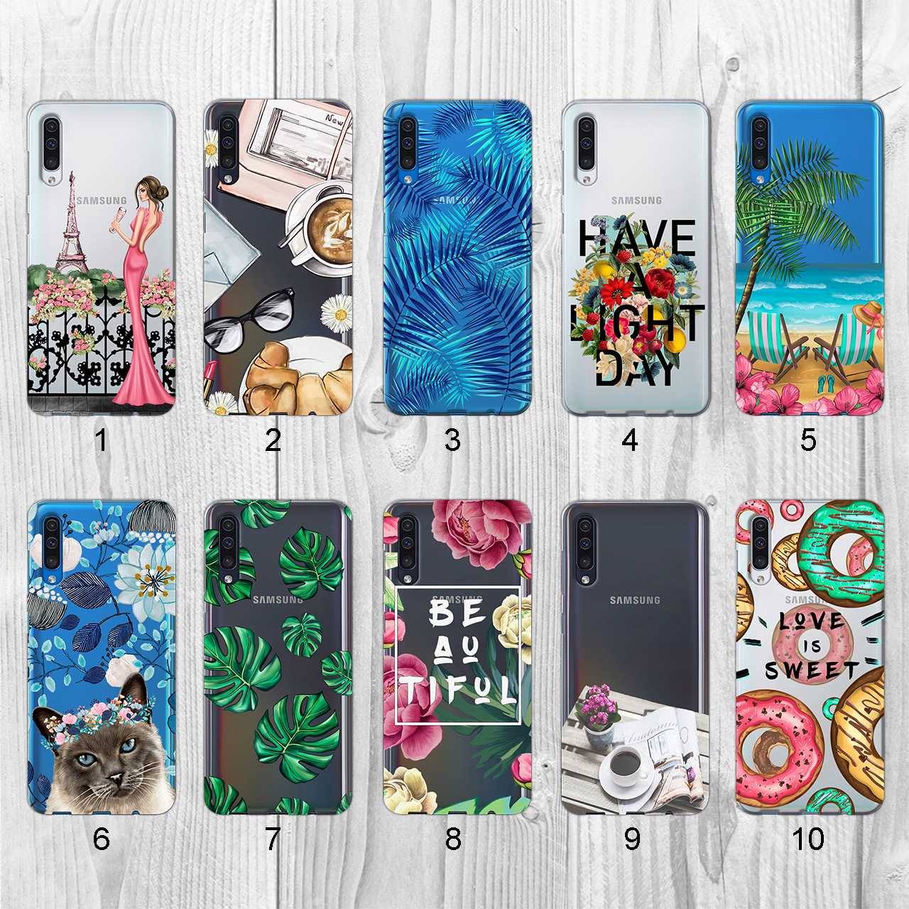 

Силиконовый чехол с рисунком для Samsung Galaxy A50 2019 A505F (new collection)