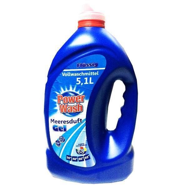 

Гель для стирки 5.1 л Volwaschmittel Power Wash 4260145997481