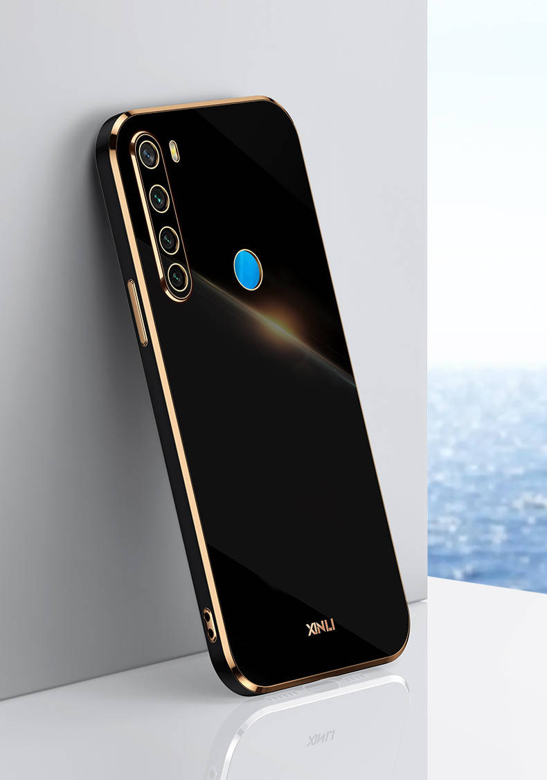 

Чехол 6D Plating для Xiaomi Redmi Note 8 2021 / Note 8 Black, Разные цвета