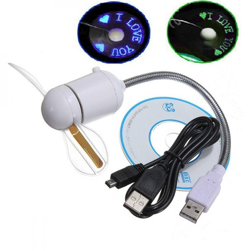 

USB Вентилятор светодиодный DX 211 для ноутбука