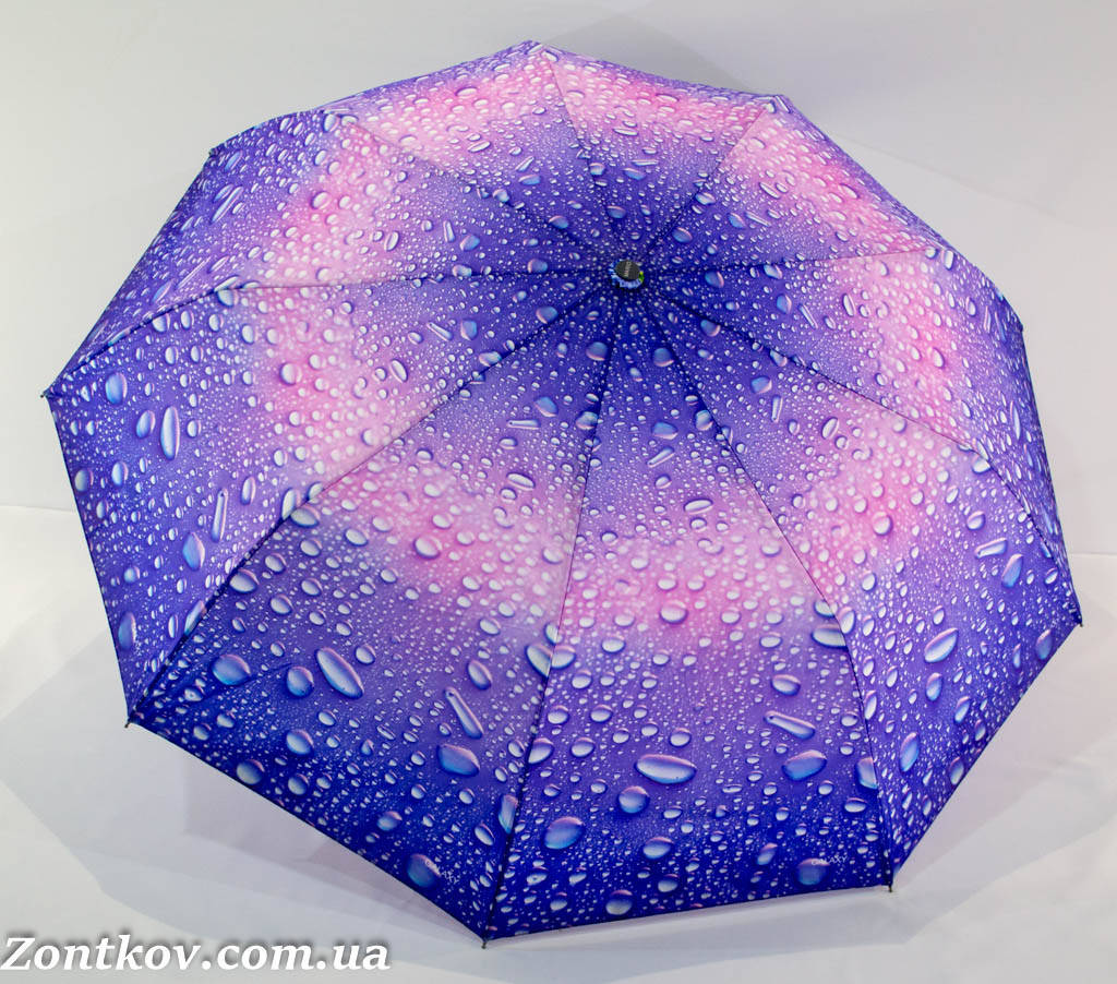 

Женский зонт полуавтомат "капли дождя" от фирмы "Mario".