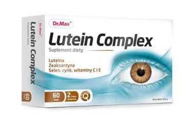 

Dr.Max Lutein Complex Лютеин, Зеаксантин, цинк, селен, Витамины С, Е, для зрения 60 капсул