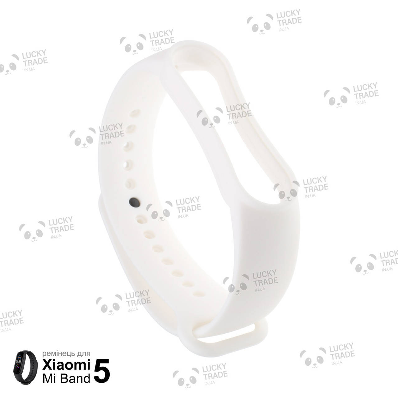 

Ремешок Xiaomi Mi Band 5 MiJobs силиконовый однотонный браслет для фитнес-трекера Белый [1433]