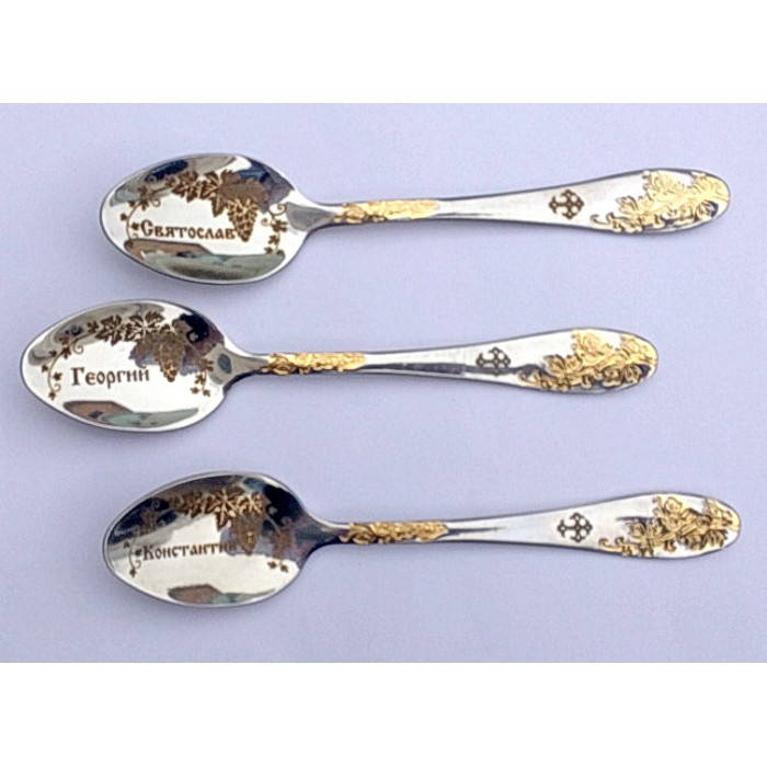 

Ольга Ложки именные 15 2 ЧАЙНАЯ