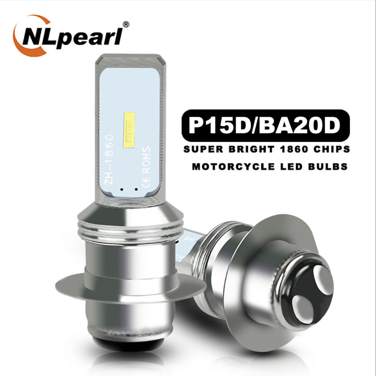 

Мото LED H6 P15D 12V 6000K мотоцыклетная лампа н6 р15д 12в