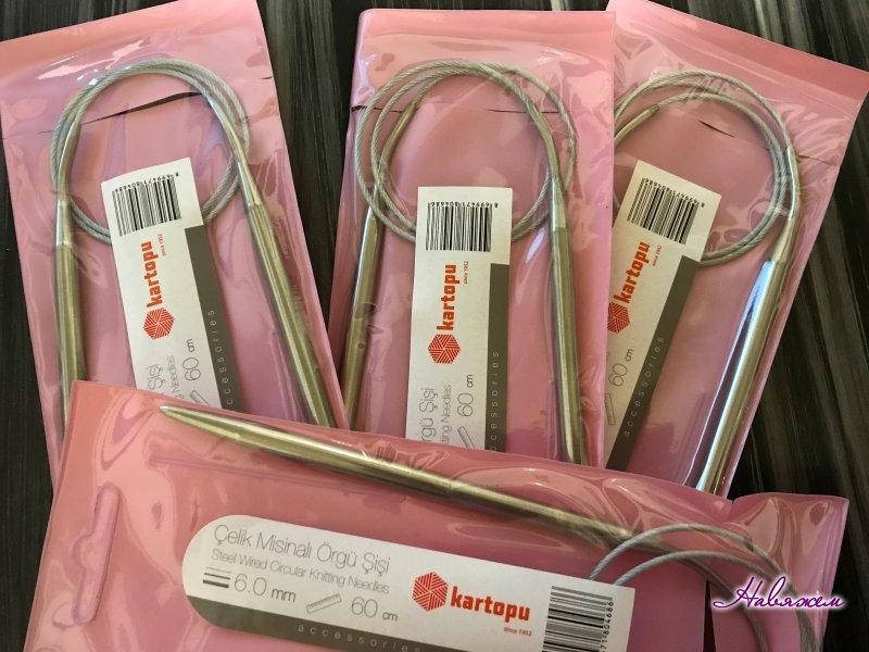 

Спицы круговые 60 см на тросике 3.0 мм