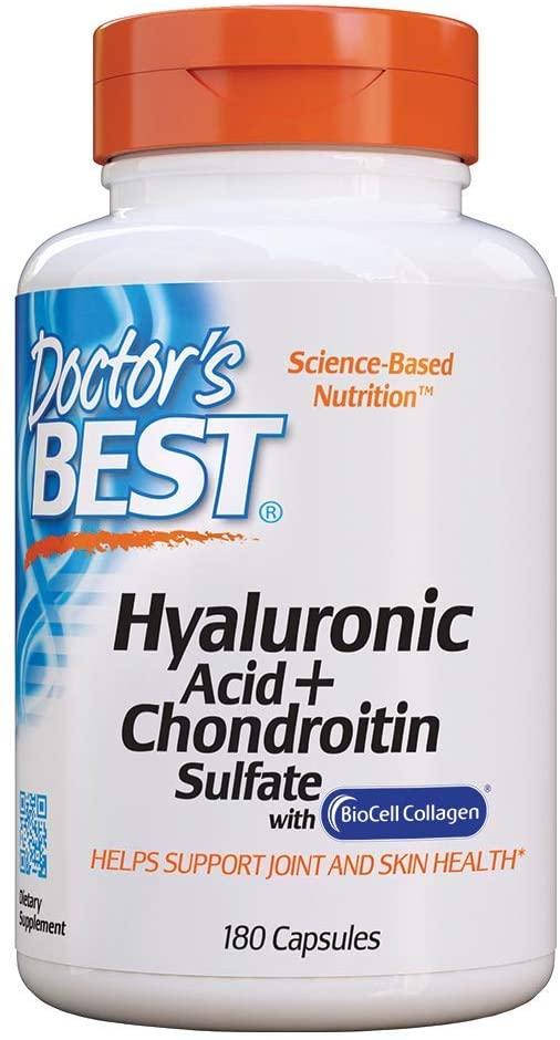 

Doctor's Best Hyaluronic Acid Chondroitin Sulfate 180 капсул