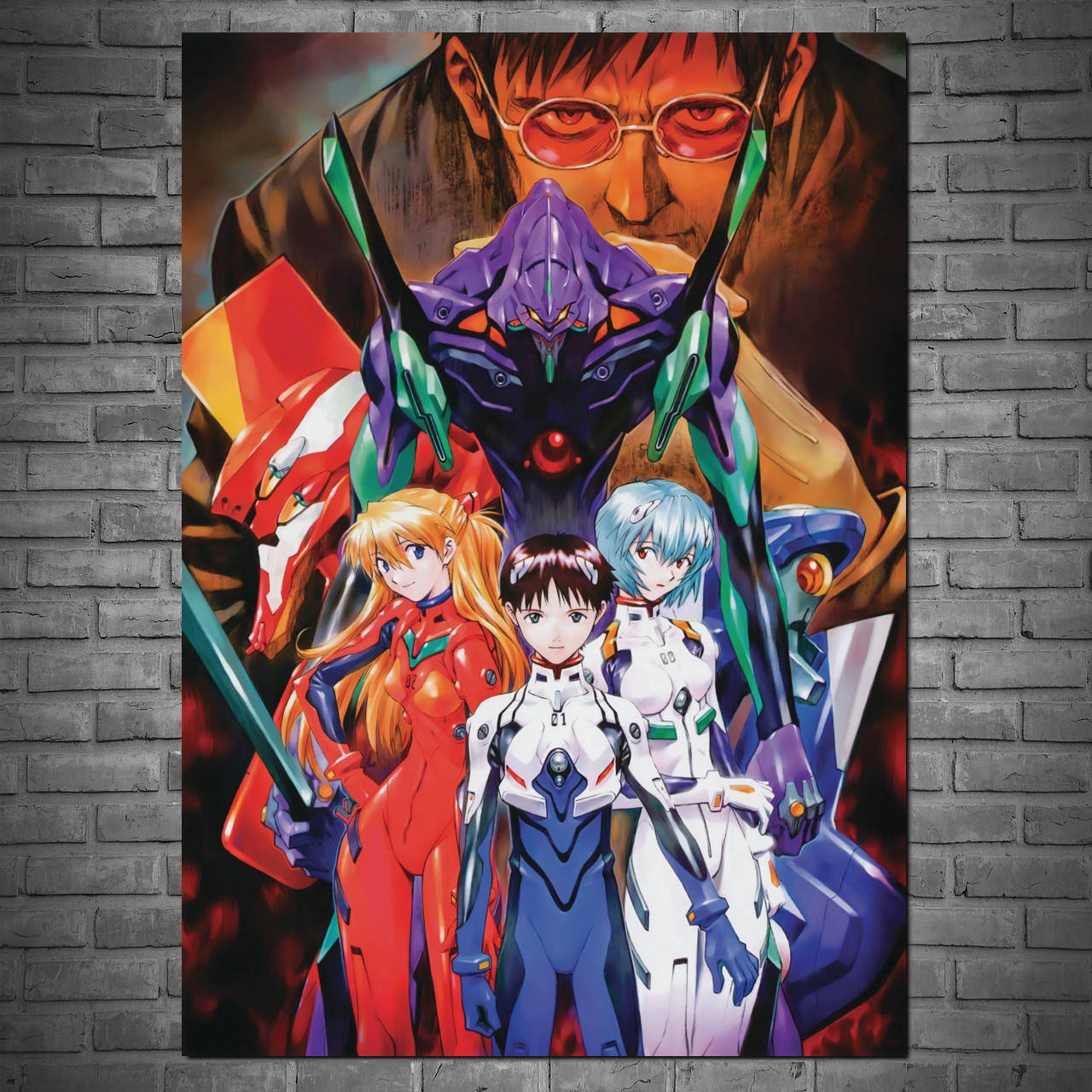 

Плакат "Евангелион, главные персонажи, Neon Genesis Evangelion" (артикул 4088)