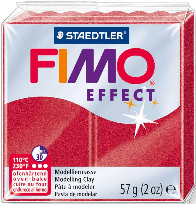 

Пластика Effect, Рубиново-красная металлик, 57 г, Fimo