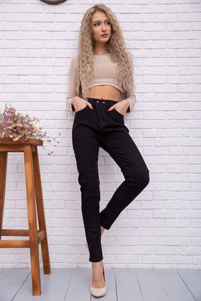 

Джинсы женские черные ААА 143432M