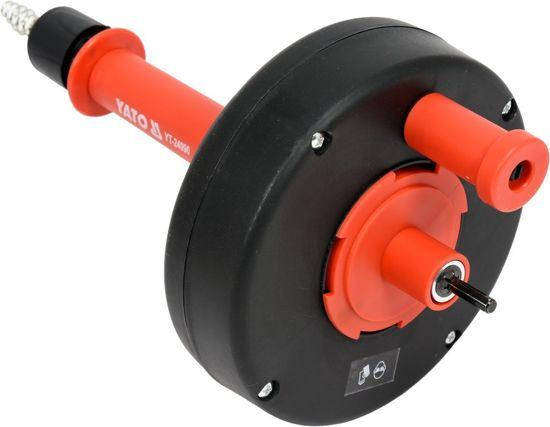 

Трос для очистки канализационных труб на бобине со шпинделем для дрели YATO YT-24990 (Польша)