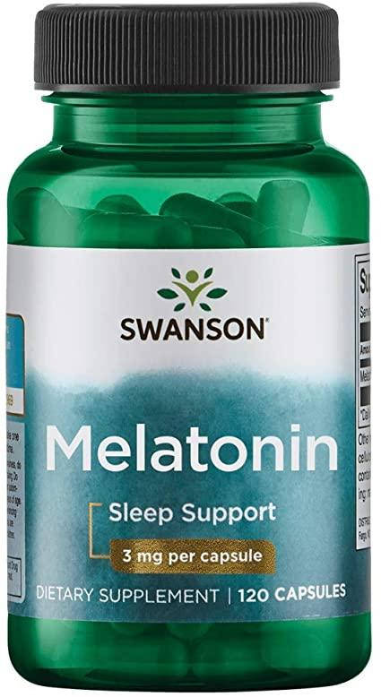 

SWANSON MELATONIN 3 MG 120 CAPS (мелатонин)