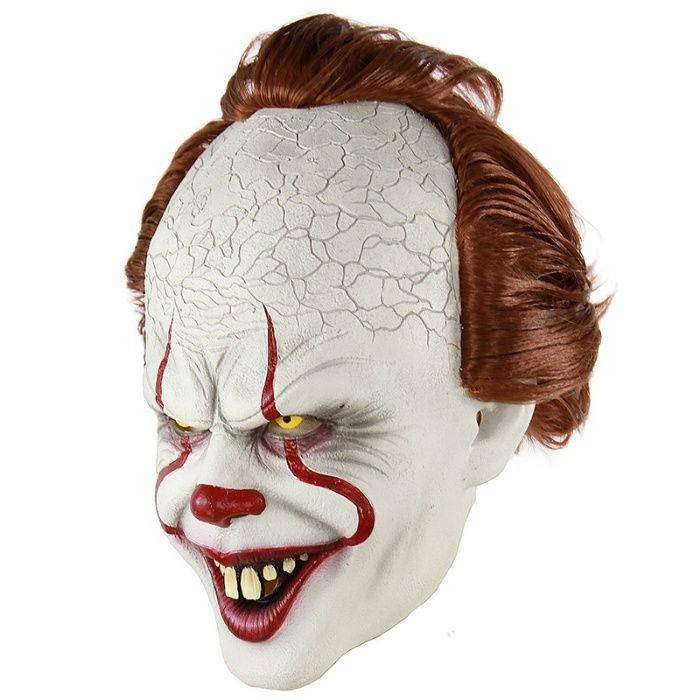 

Унікальна маска на Halloween з латексу клоун Penny Wise (С399014-4019220)