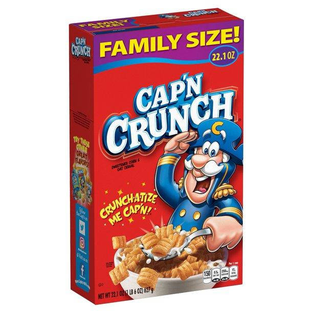 

Классический Сухой завтрак Cap’n Crunch Cereal 627g