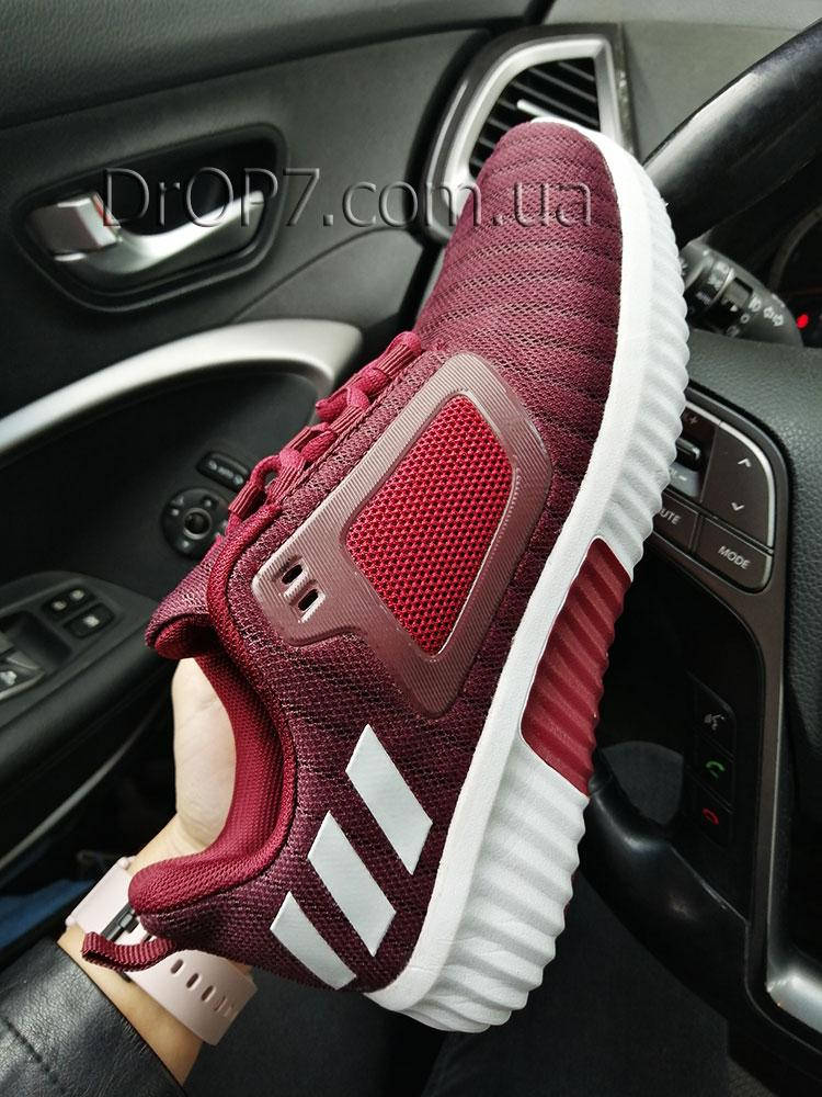 

Подростковые кроссовки в стиле Adidas Climacool бордовые