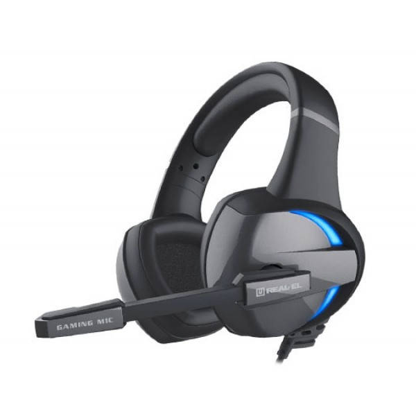 

Навушники Real-El GDX-7620 Black Б/В, Черный