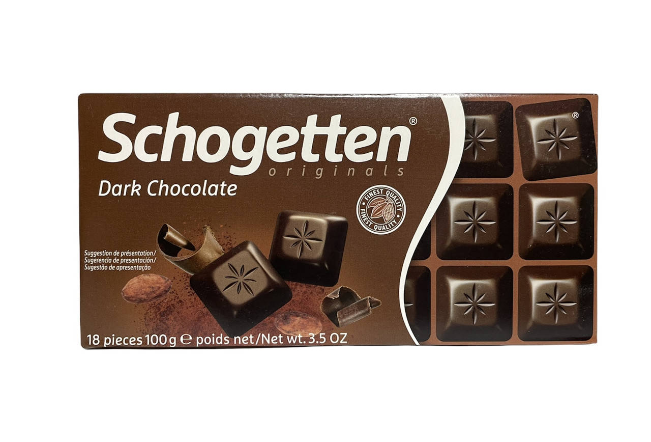 

Чорний шоколад Schogetten Dark Chocolate 100 г 4000607852008