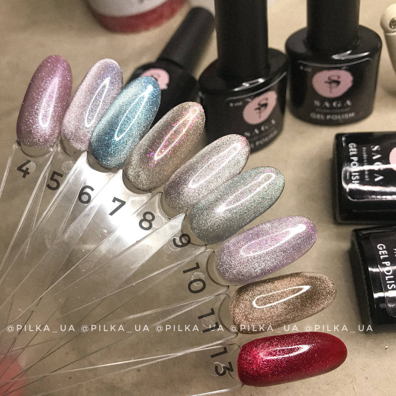 

№05 SAGA ГЕЛЬ ЛАК КОШАЧИЙ ГЛАЗ CAT SHINE 8,МЛ
