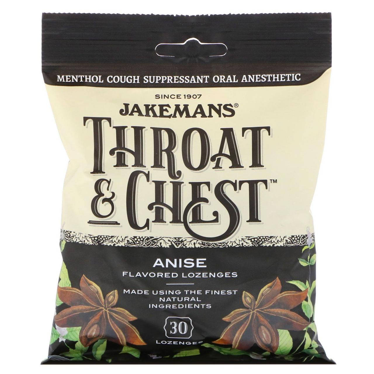 

Леденцы Jakemans Throat Chest Anise 30s 110g