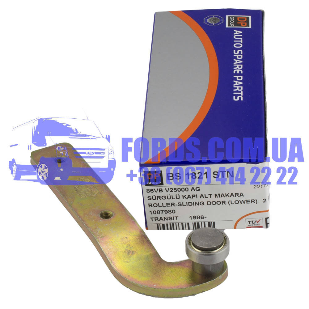

Ролик двери нижний FORD TRANSIT 1985-2000 (1087980/86VBV25000AG/STD742) STANDART