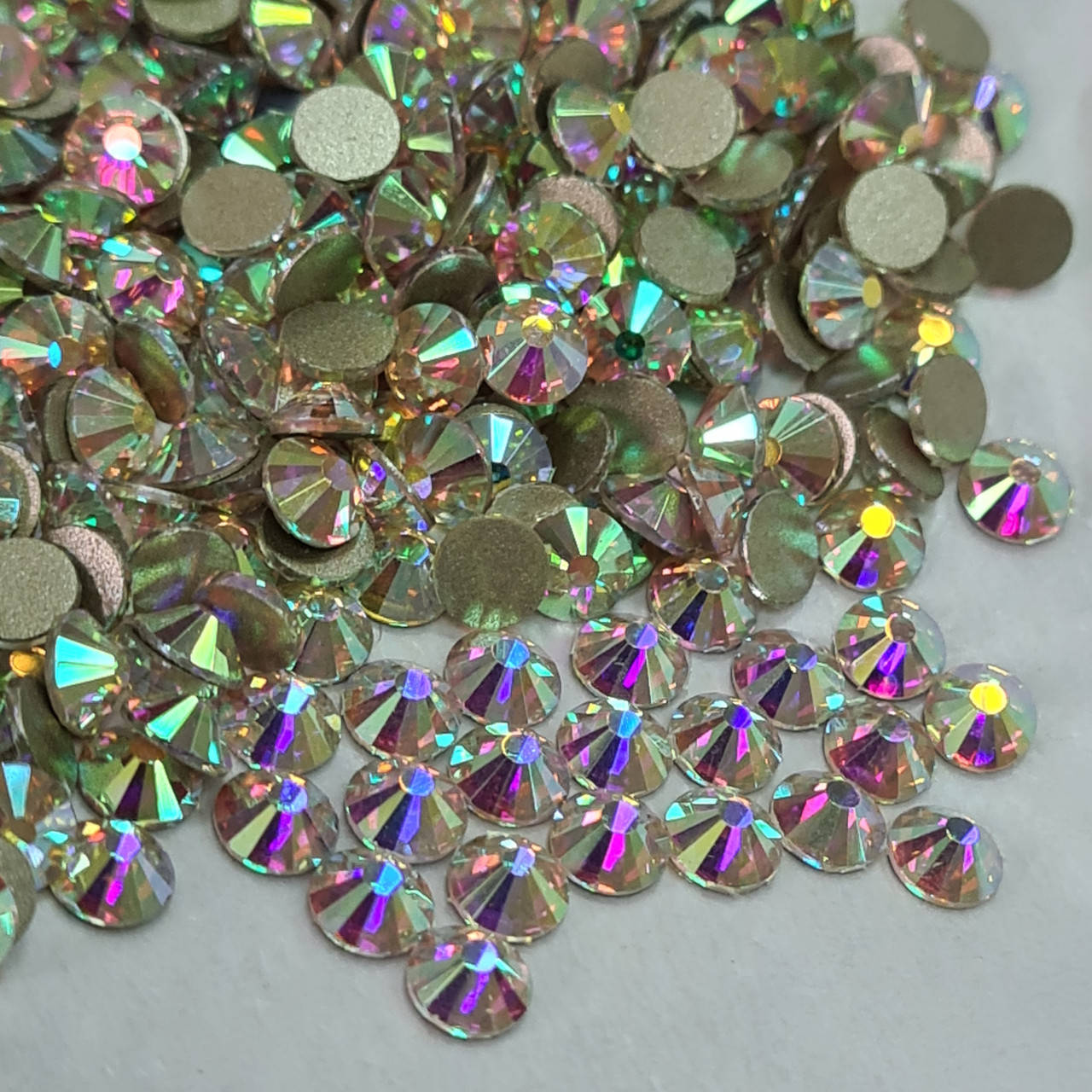 

Стразы ss20 Crystal AB Blinginbox (5,0мм) 100шт. Золотая подложка