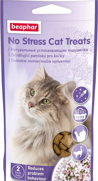 

Подушечки Beaphar No Stress Cat Treats Антистресс для кошек 35 г