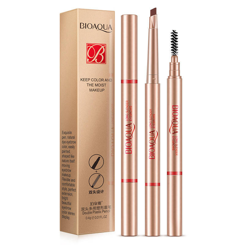 

Карандаш для моделирования бровей с щеточкой BIOAQUA Keep Color And The Moist Makeup №11 черный (0,4г)