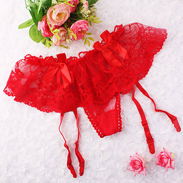 

Пояс для чулок с стрингами